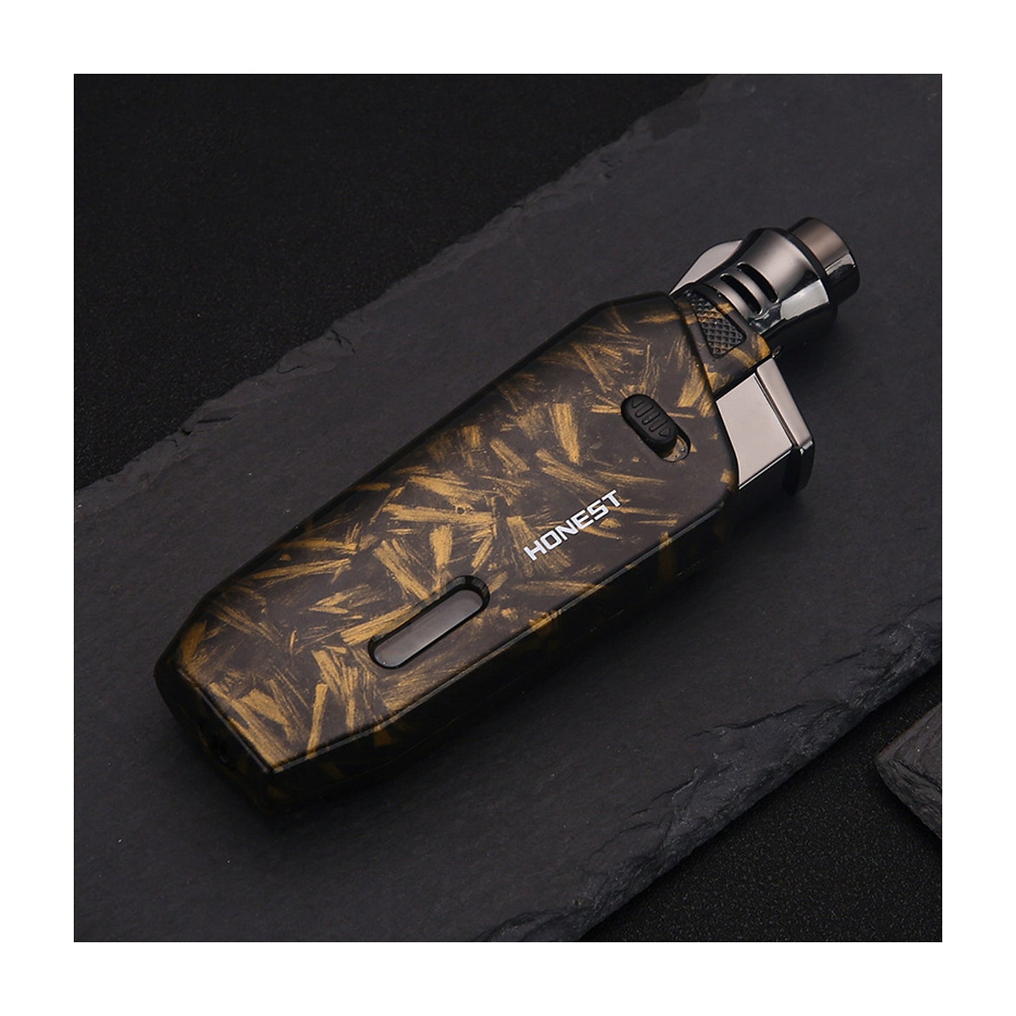 Honest Torch Lighter Telescopic Long Wand Jet Lighter Windproof Butane Gas Refillable Lighters with Safety Lock Fuel Window for Candle Kitchen Outdoor Grill BBQ (Butane Not Included)