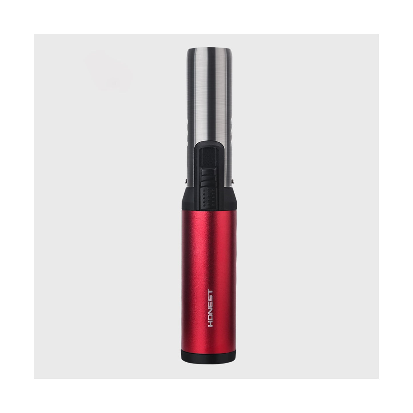 Honest Blow Torch Lighter Outdoor Windproof Lighter Refillable Torch Lighter for cocktail smoker,toast, marshmallows, Creme Brulee, BBQ, and hookah coals