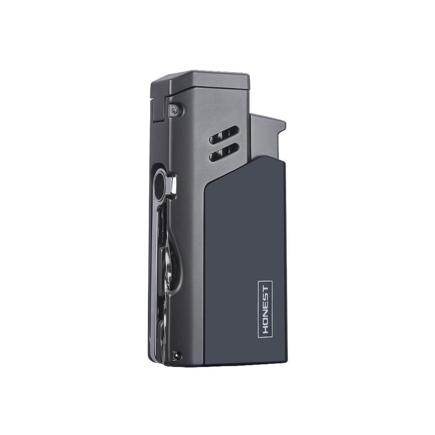 Honest Jet Torch Cigar Lighter - Adjustable Flame, Refillable with Butane - Outdoor