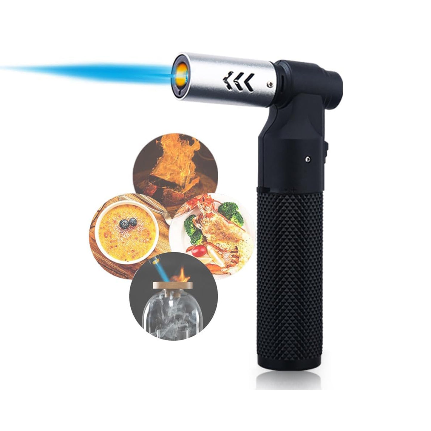 Honest Blow Torch Sleek Adjustable Butane Torch Cooking Torch Lighter Camping Home Use Welding Culinary Chef Coal Cocktail etc