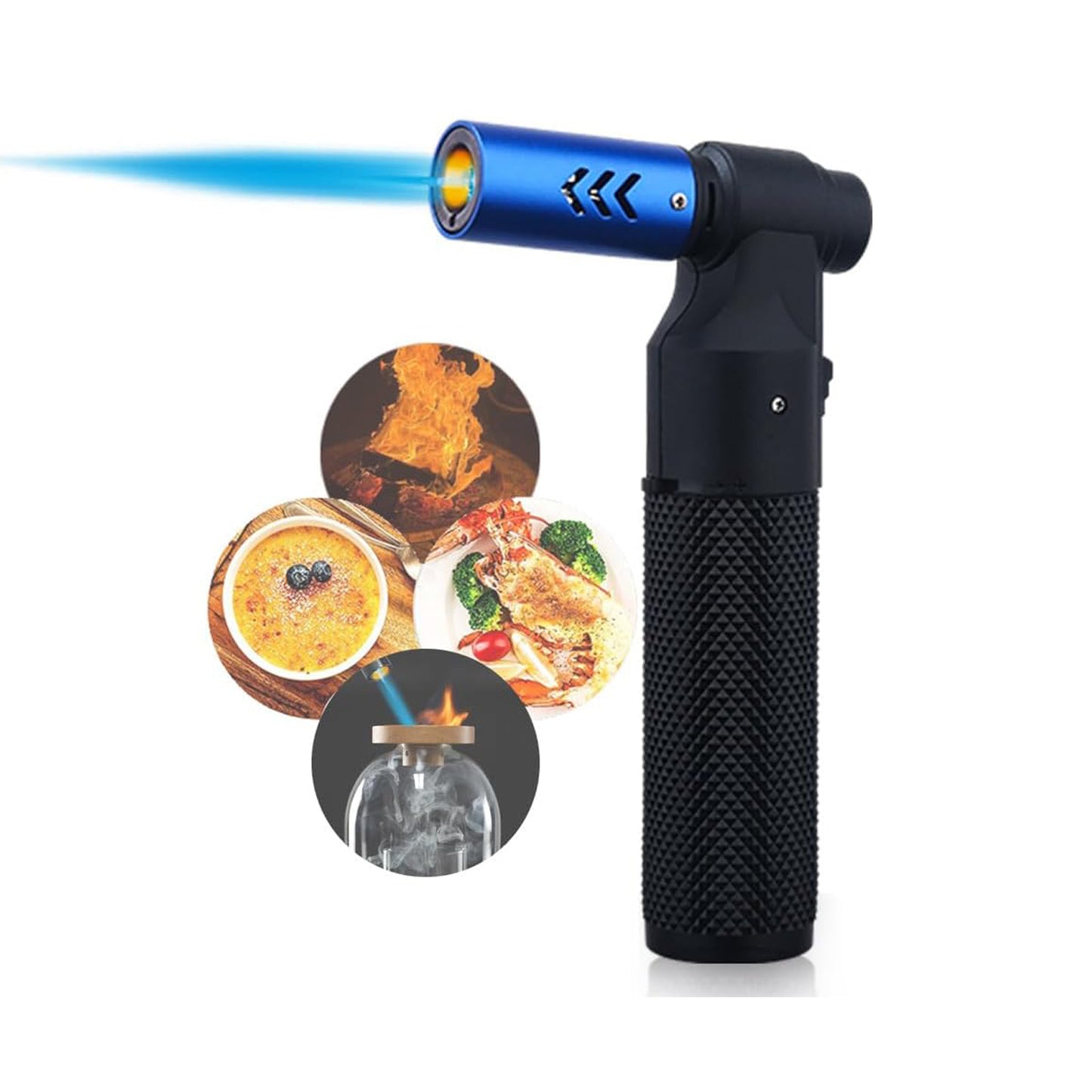 Honest Blow Torch Sleek Adjustable Butane Torch Cooking Torch Lighter Camping Home Use Welding Culinary Chef Coal Cocktail etc
