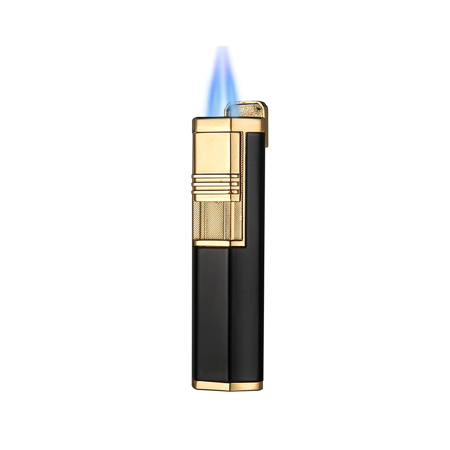 Honest Dual Angled Torch Lighter with Fold-Out Punch Cutter