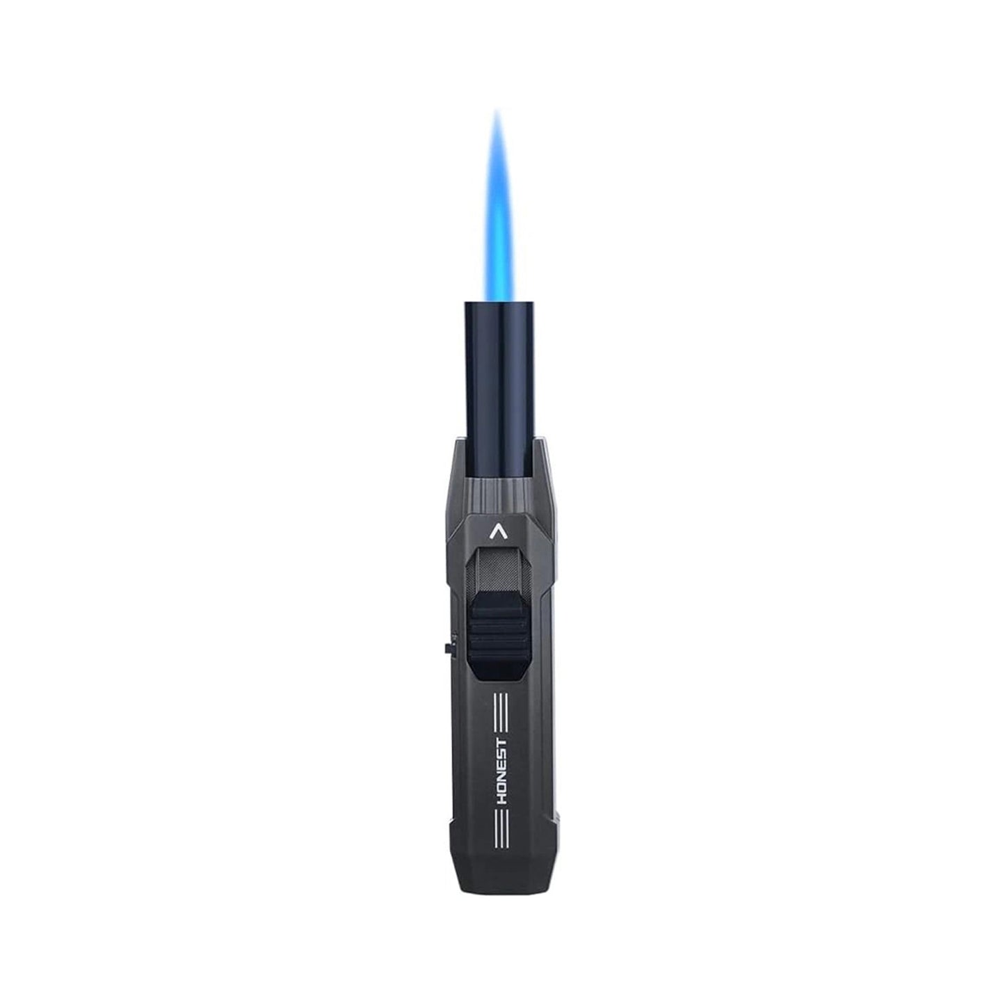 Honest Torch Lighter Powerful Jet Lighters Windproof Refillable Butane Gas Lighter for Outdoor BBQ Grill Kitchen Charcoal (Butane Not Included)