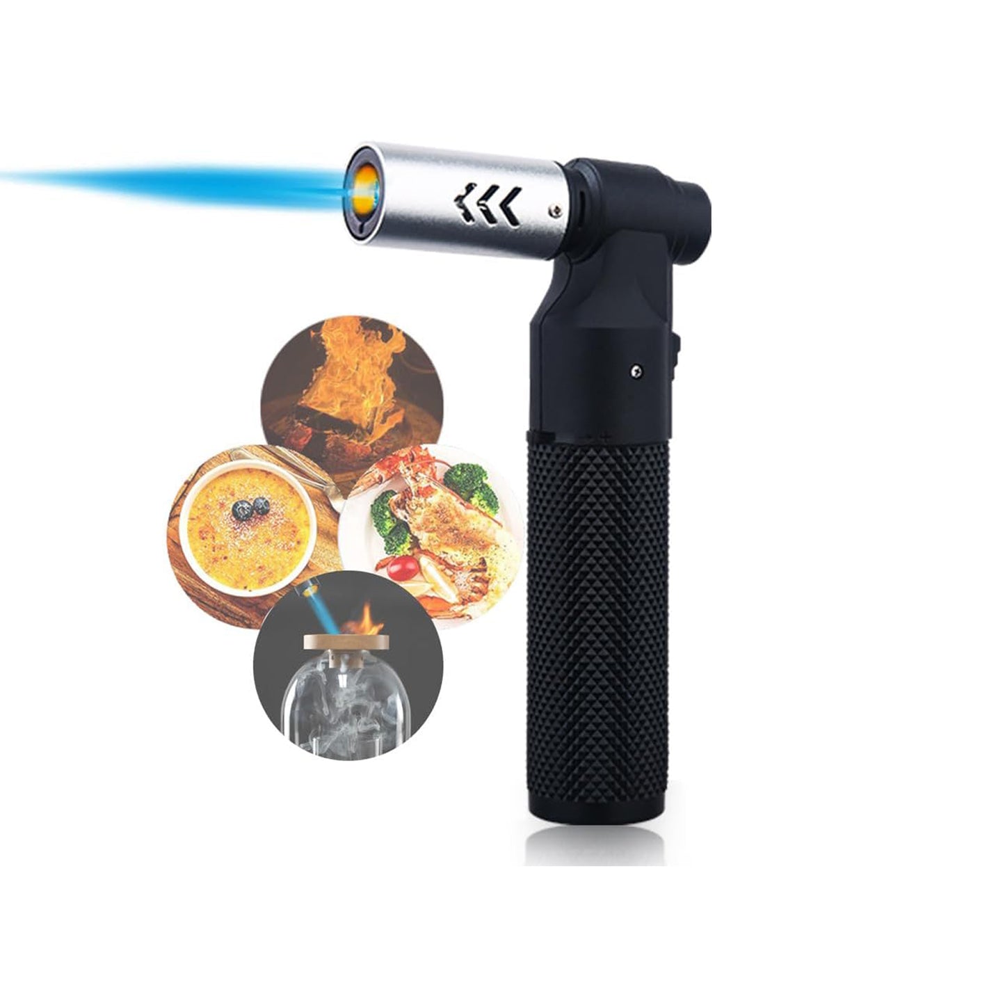 HONEST Adjustable Butane Blow Torch – Sleek Cooking Torch Lighter for Camping, Home Use, Welding, and Culinary Applications