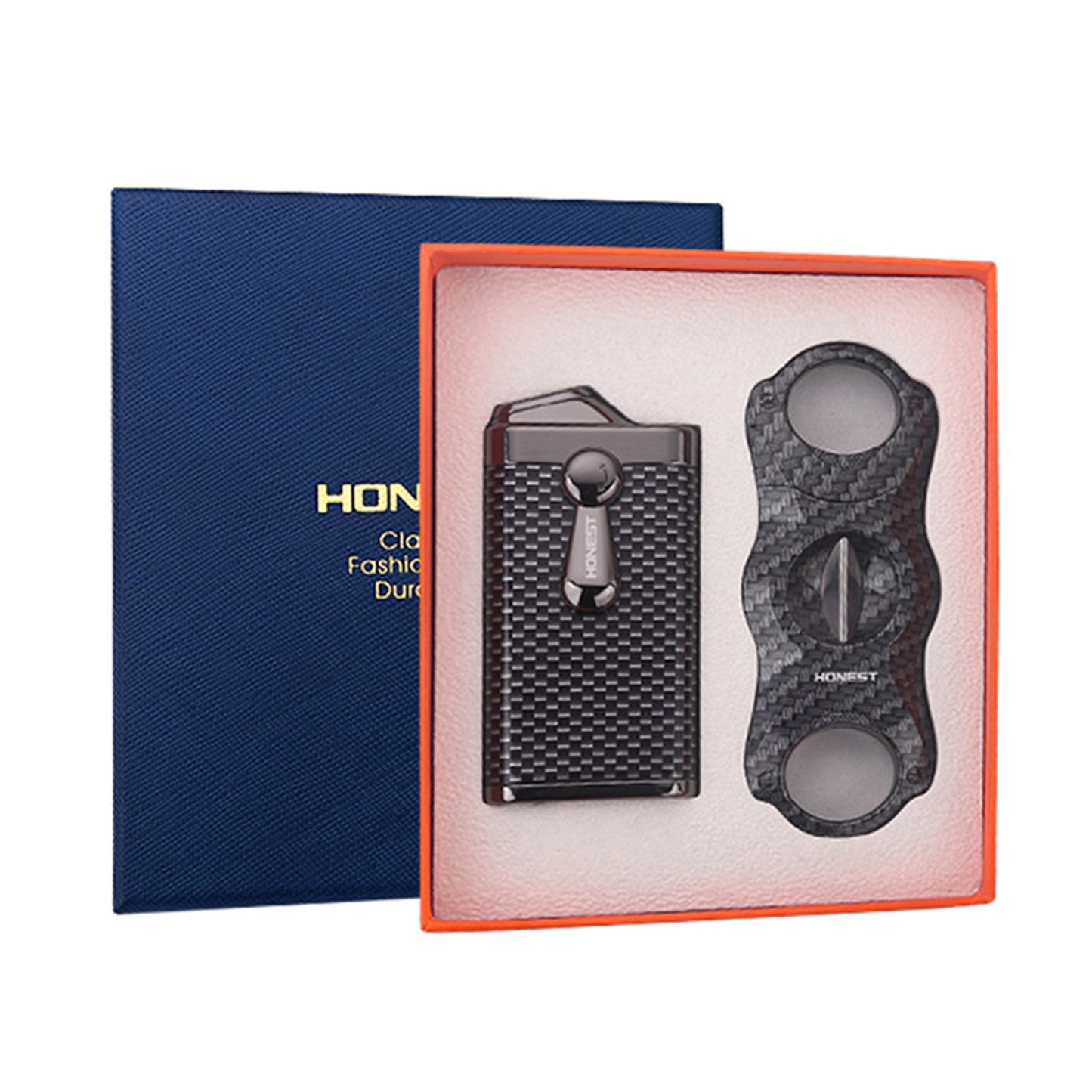 Honest Brand V-Cut Precision Stainless Steel Scissors with Punch & Portable Multi-Tool Set