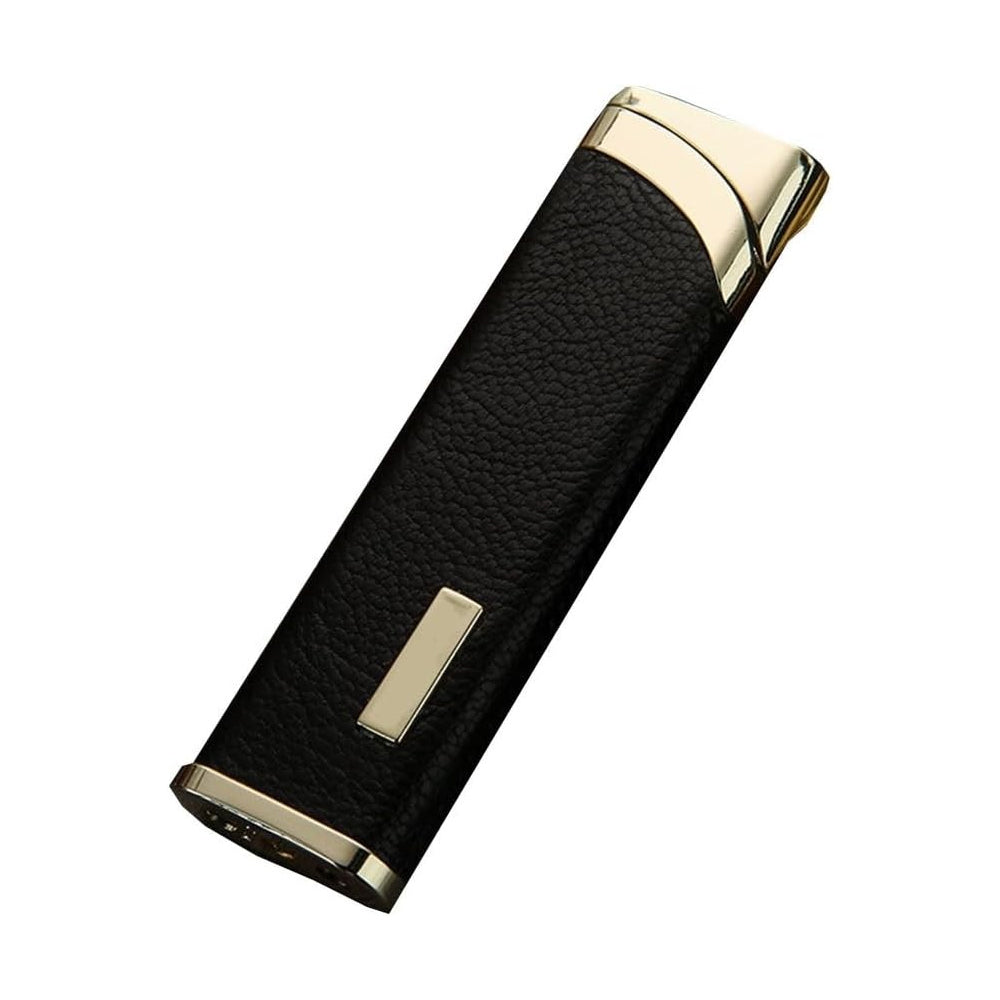 Honest Mini compact ultra-thin portable lighter, button lighter, butane metal lighter, windproof direct flame lighter