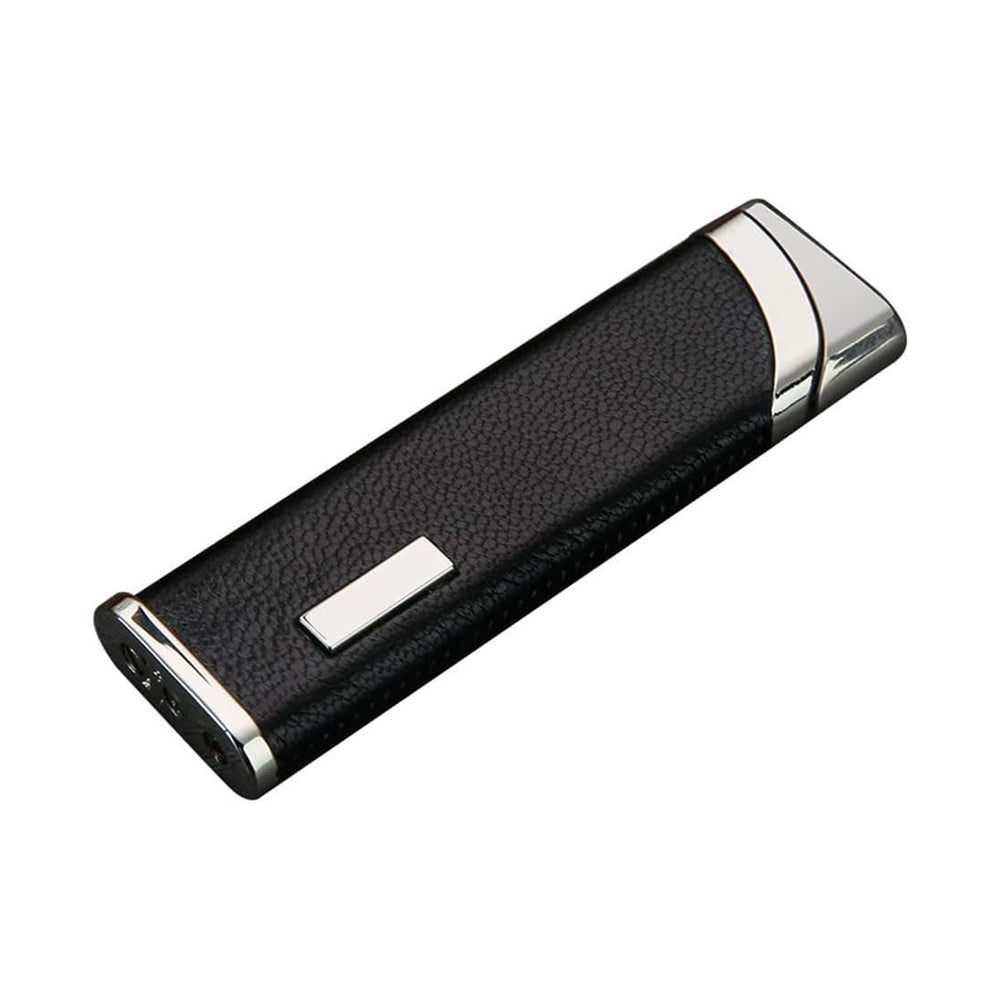 Honest Mini compact ultra-thin portable lighter, button lighter, butane metal lighter, windproof direct flame lighter
