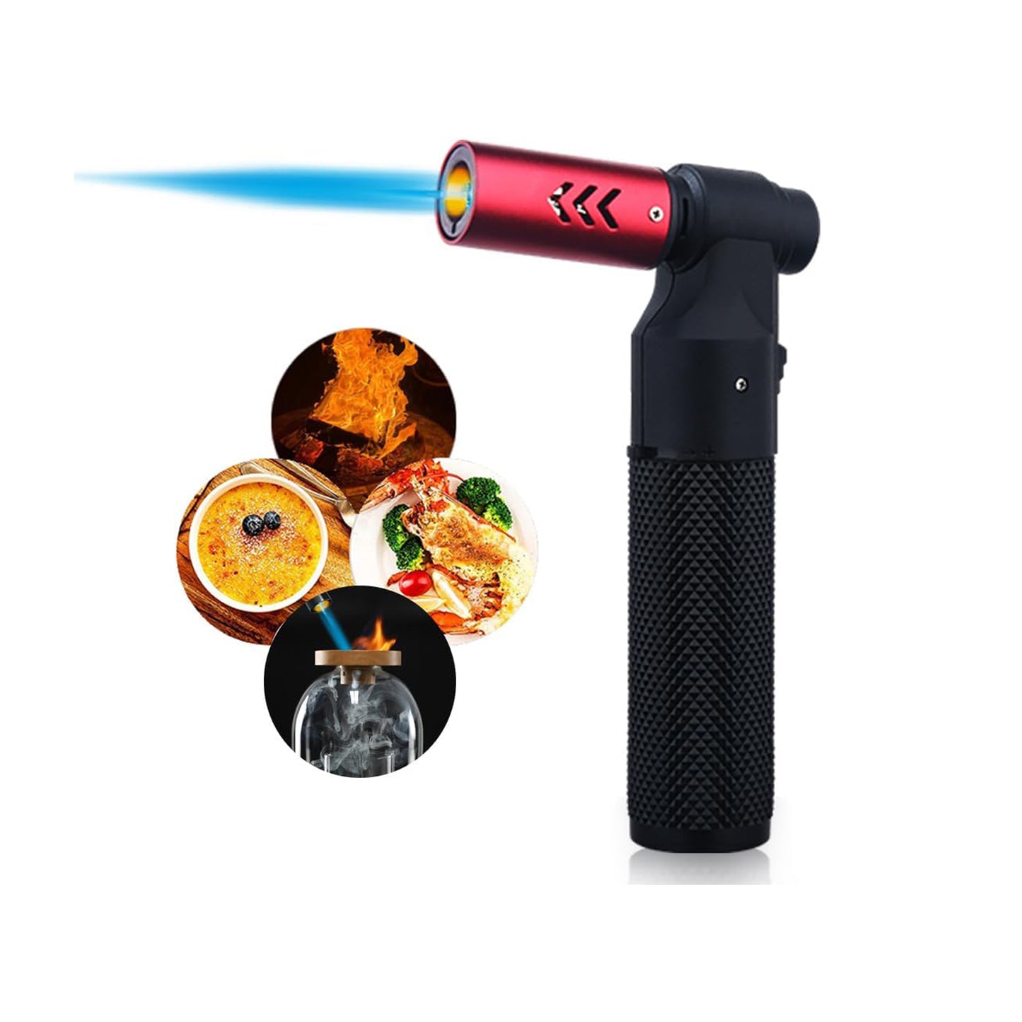 HONEST Adjustable Butane Blow Torch – Sleek Cooking Torch Lighter for Camping, Home Use, Welding, and Culinary Applications