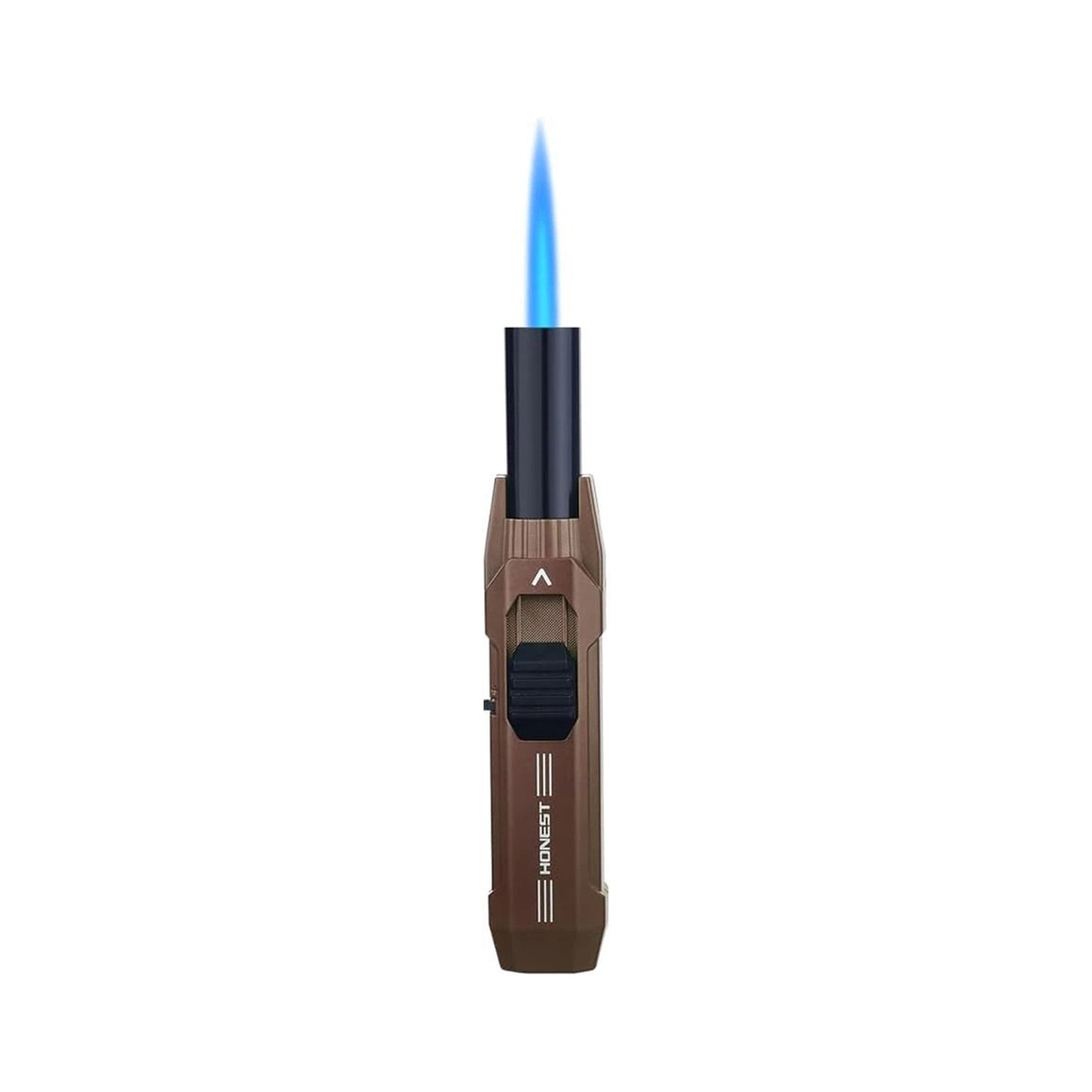Honest Torch Lighter Powerful Jet Lighters Windproof Refillable Butane Gas Lighter for Outdoor BBQ Grill Kitchen Charcoal (Butane Not Included)