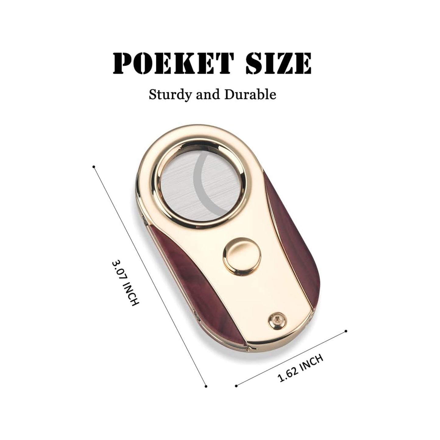 Honest Cigar Cutter Guillotine Stainless Steel Double Blade 26mm Cigar Diameter