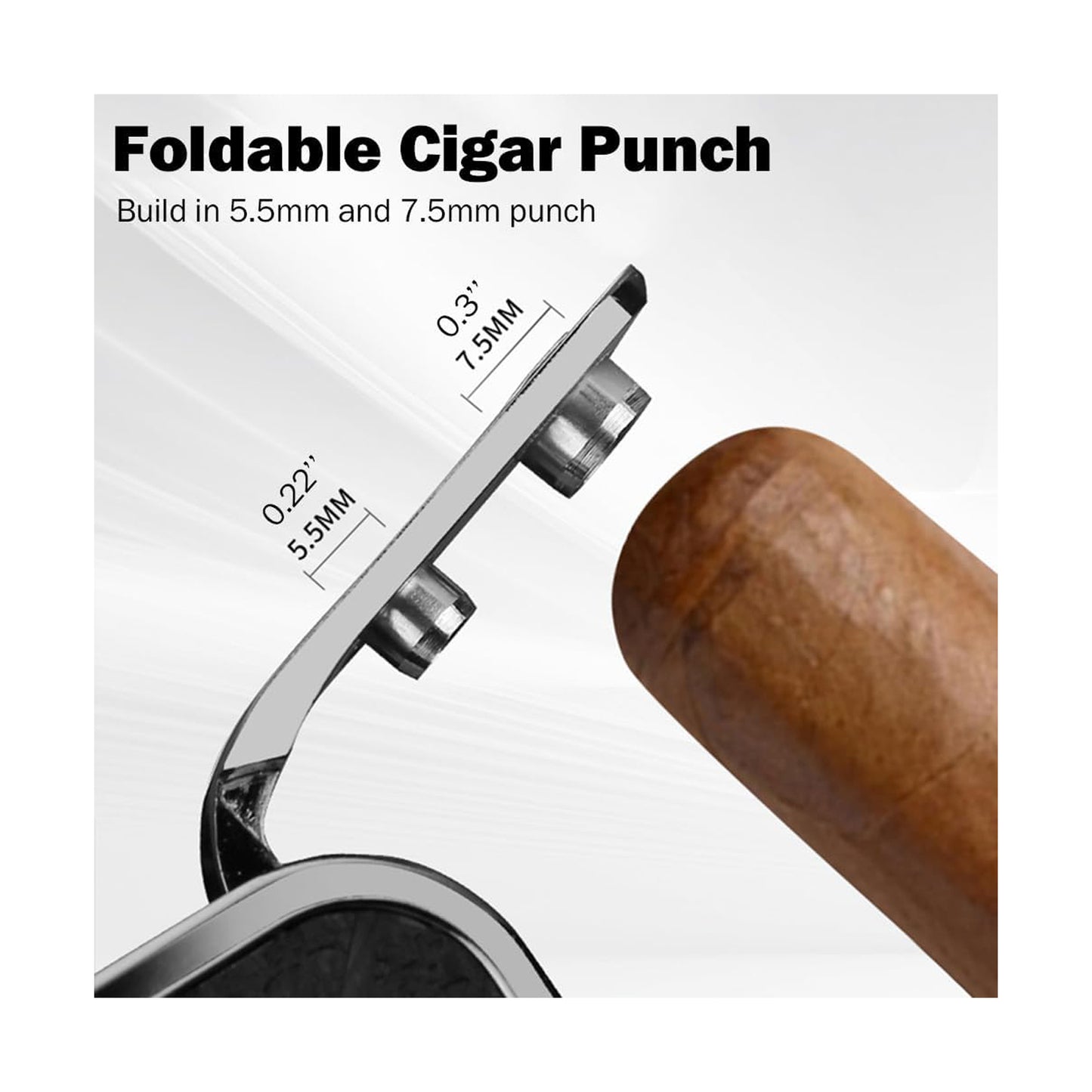 Honest Jet Torch Lighter, Soft/Jet Flame Switchable Lighters, Butane Refillable Lighter with Foldable Punch and Adjustable Flame Dial, Cool Lighters for Men/Husband (Fuel not Included)