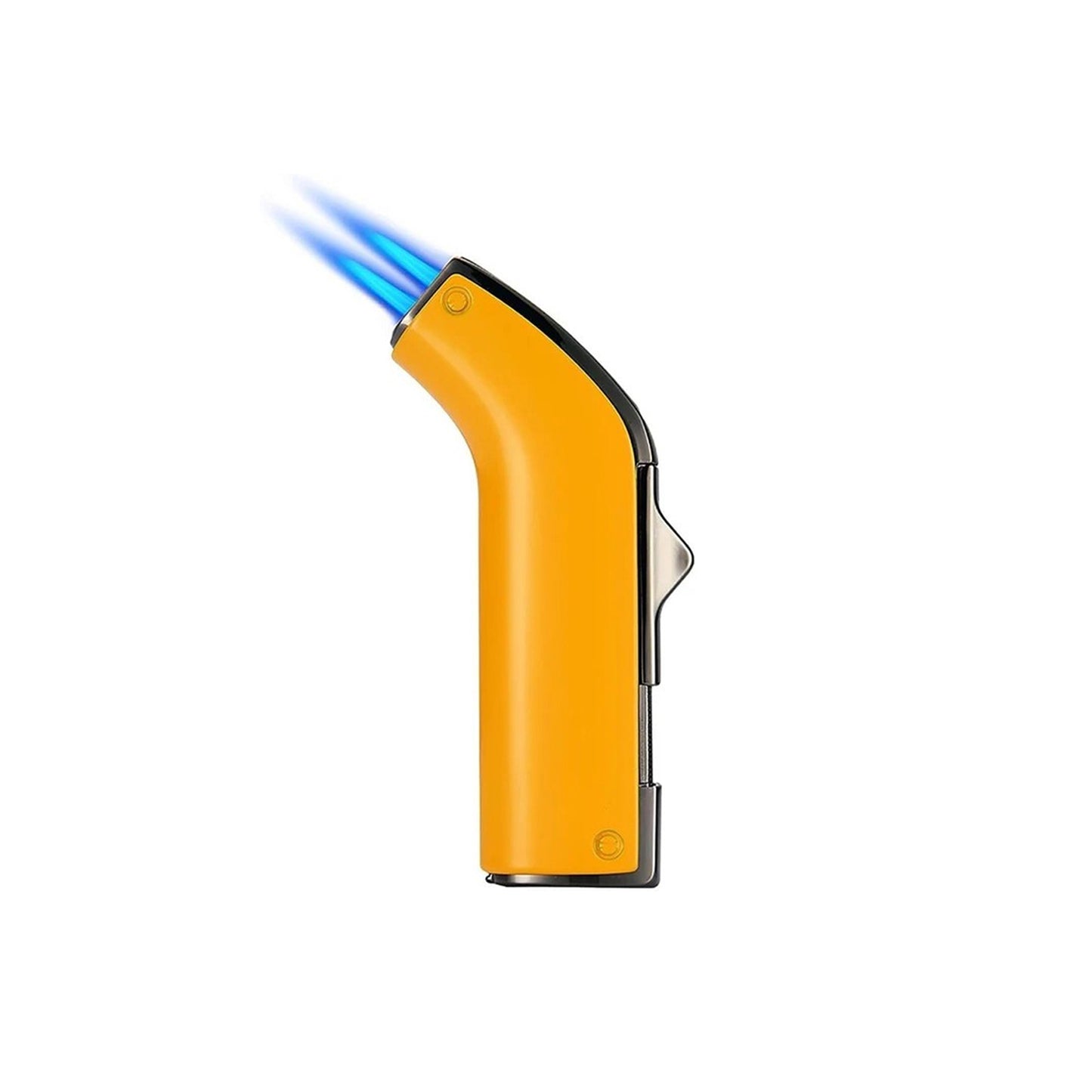 Honest Cigar Lighter Double Tube Windproof Metal Torch Refillable Portable Smoking Accessories for Kitchen BBQ Camping