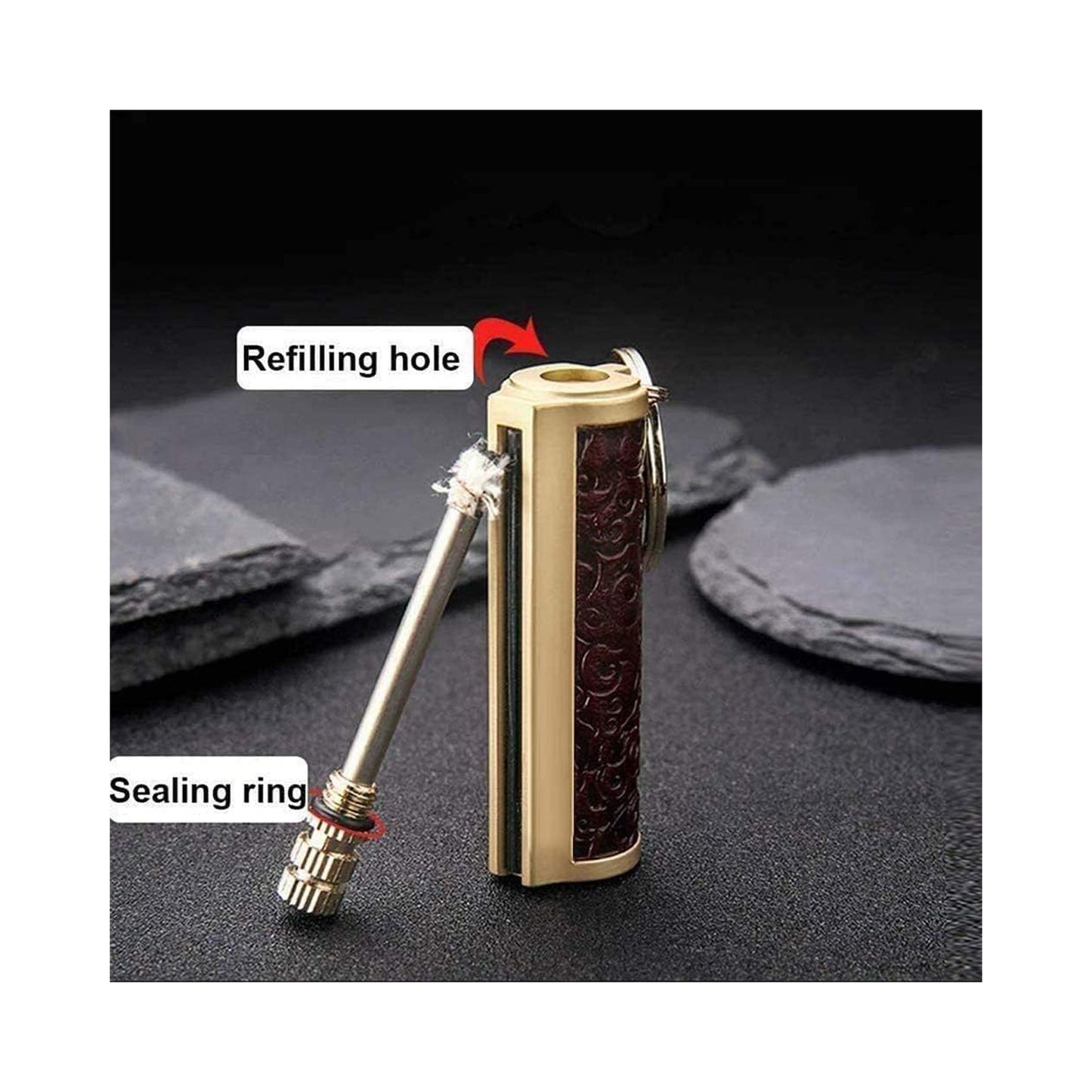 Honest Dragon’s Breath Immortal Lighter, Permanent Match Metal, Lighter Keychain with Gift Box, Reusable Survival Fire Starter Lighter, Best Gift Ideas