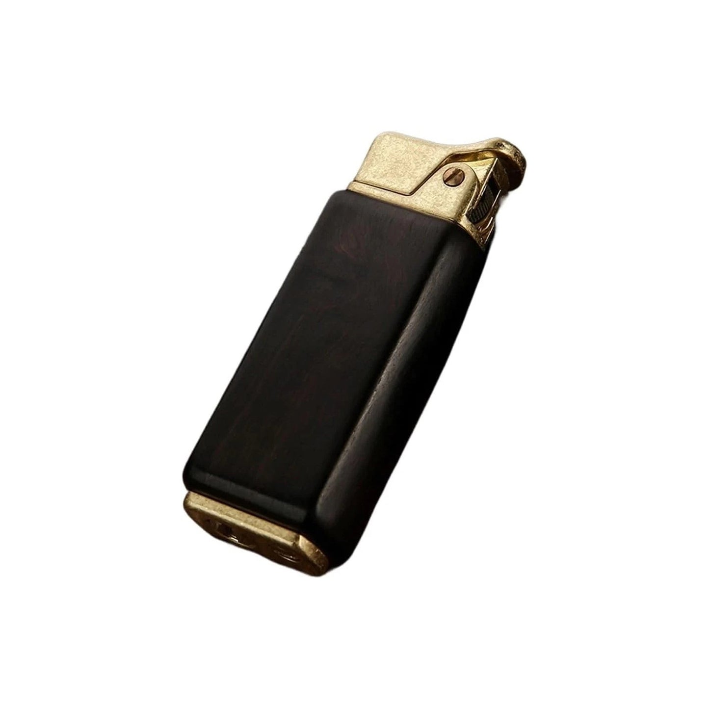 Honest Wood Vintage Antique Kerosene Lighter, Reusable Soft Flame Lighter Duct Cigarette Lighter with Wooden Box, Cool Flip Lighter for Men, Dads, Husbands Gift