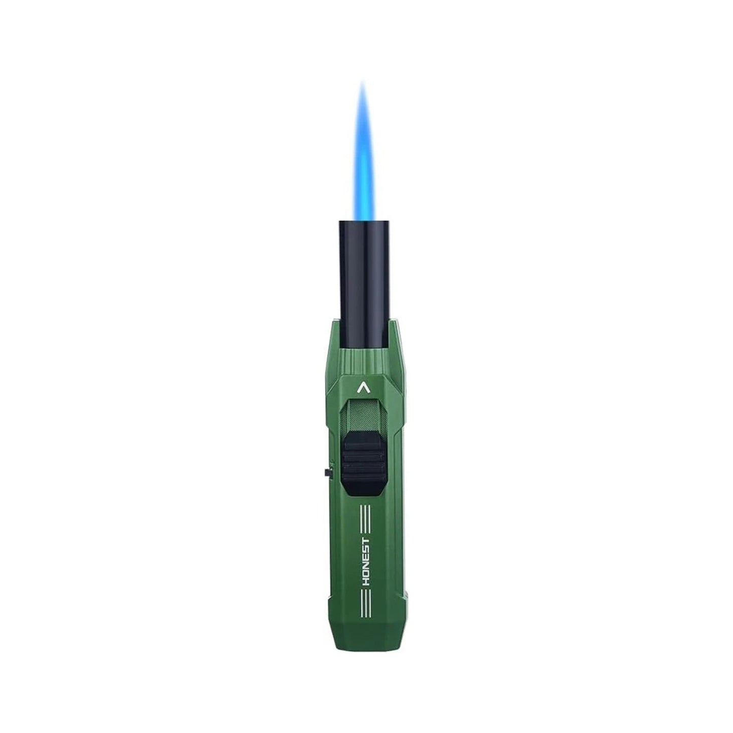 Honest Torch Lighter Powerful Jet Lighters Windproof Refillable Butane Gas Lighter for Outdoor BBQ Grill Kitchen Charcoal (Butane Not Included)