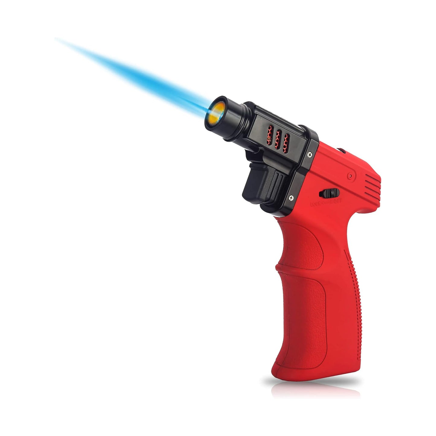Honest Butane Torch Lighter – Adjustable Gun Torch with Flame Lock for Cooking, Camping, Home Use, Cigar Lighting, and Welding
