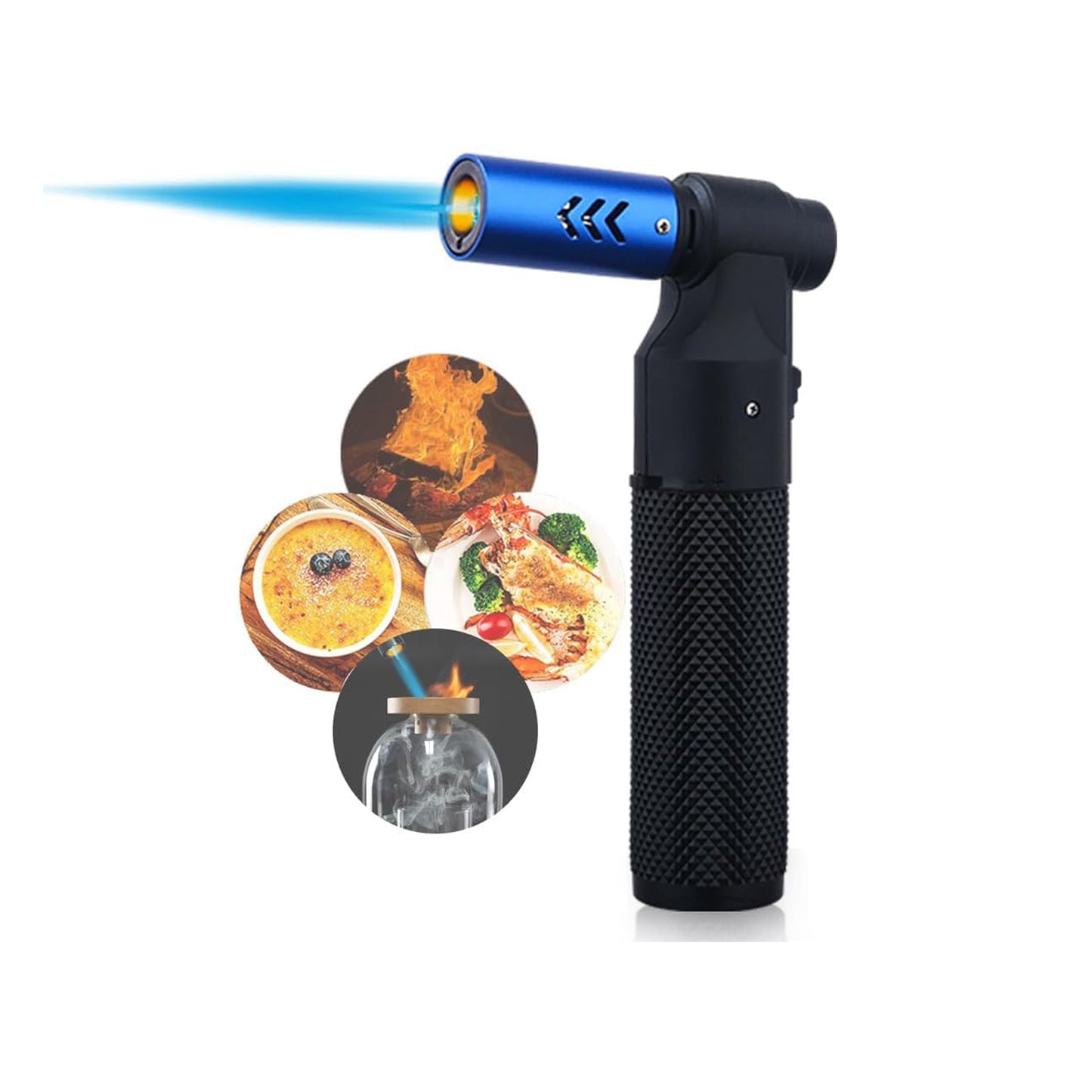 HONEST Adjustable Butane Blow Torch – Sleek Cooking Torch Lighter for Camping, Home Use, Welding, and Culinary Applications
