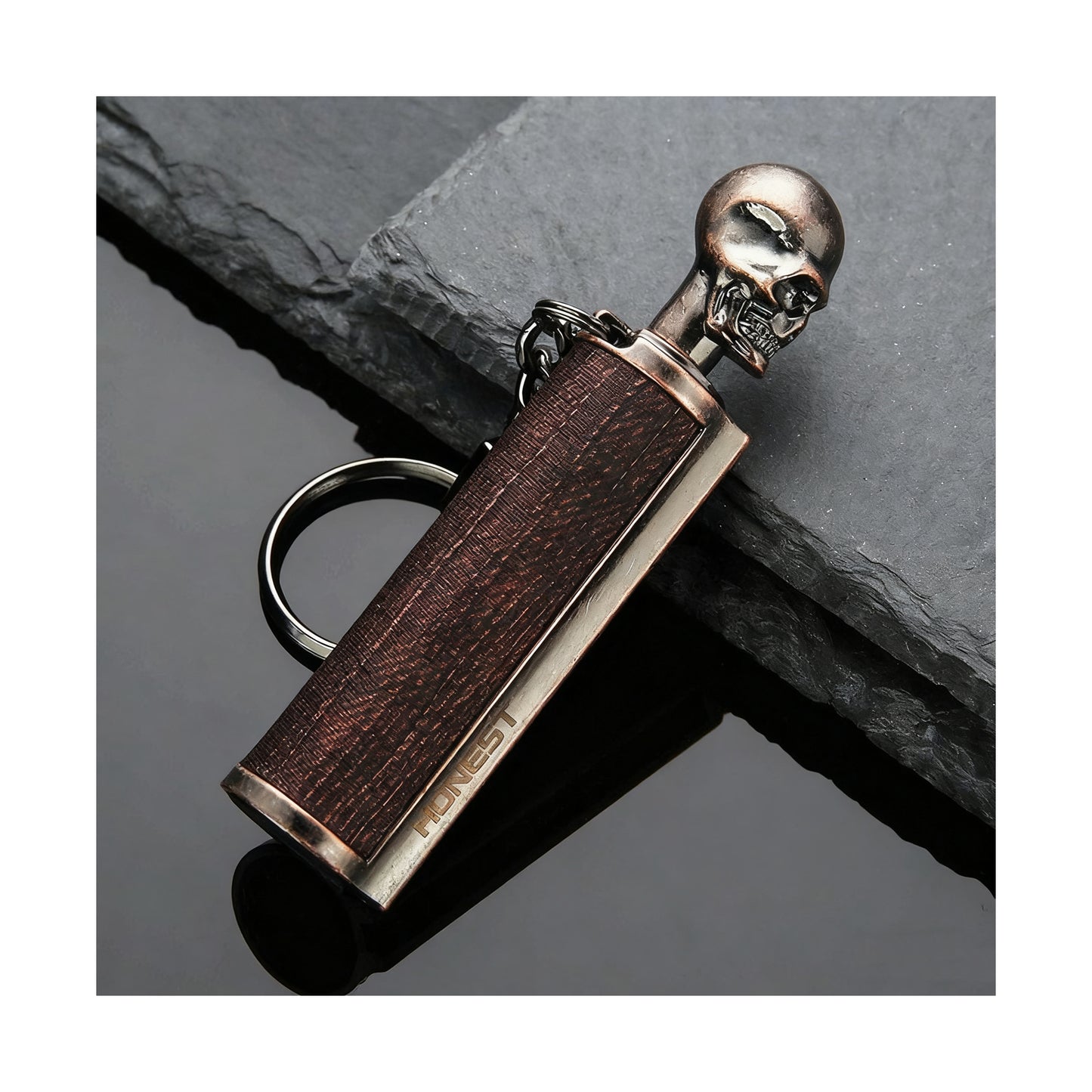 Honest Animal Shape Permanent Match, Waterproof EDC Fire Starter, 10000 Times Reusable Keychain Match Flint Fire Starter