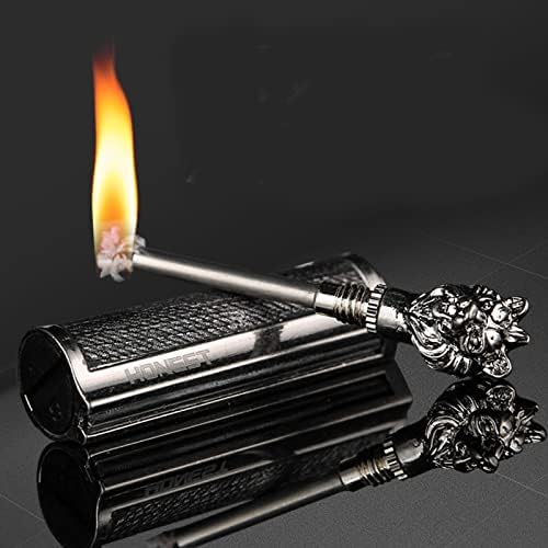 Honest Animal Shape Permanent Match, Waterproof EDC Fire Starter, 10000 Times Reusable Keychain Match Flint Fire Starter