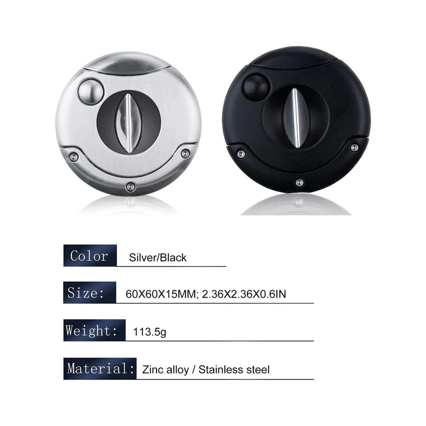 Honest Luxury V-Cut Cigar Cutter Gift for Cigar Lover