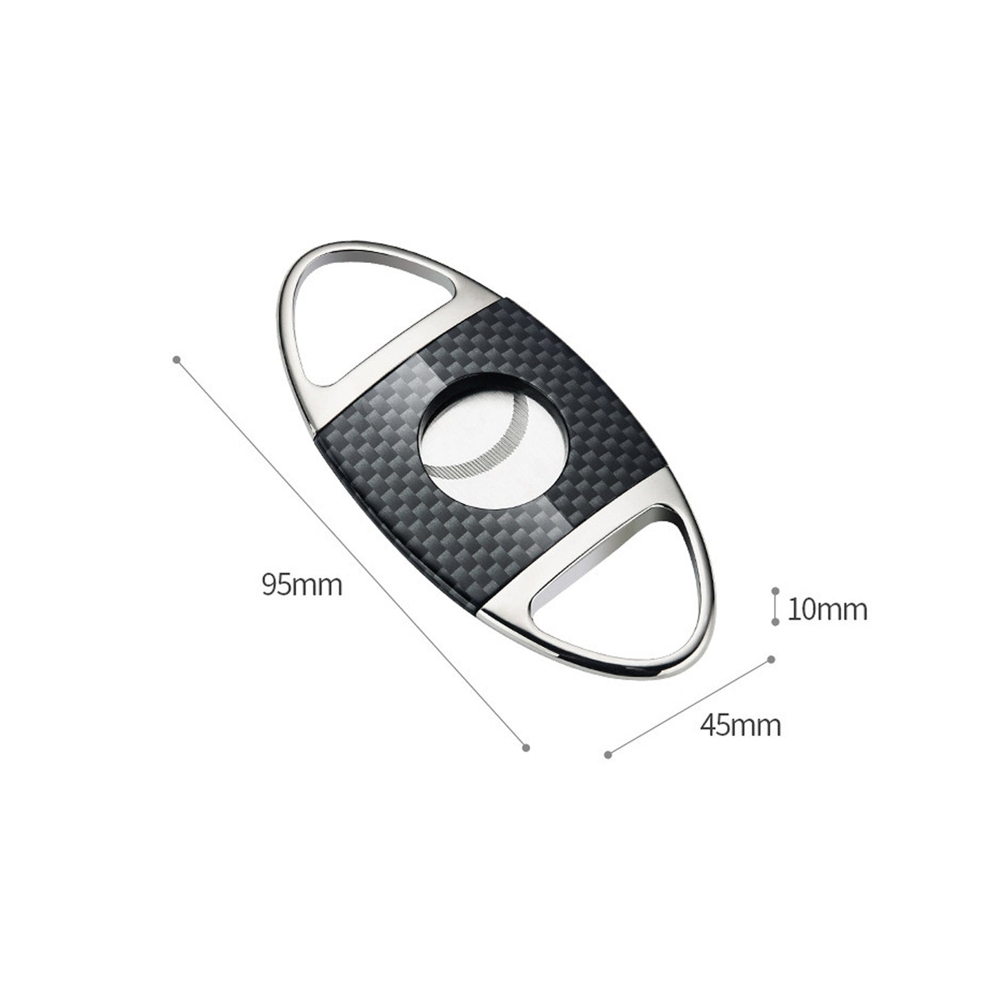 Honest Portable Cigar Cutter, Cigar Cutter Guillotine, Stainless Steel Double Blade, Father, Boyfriend