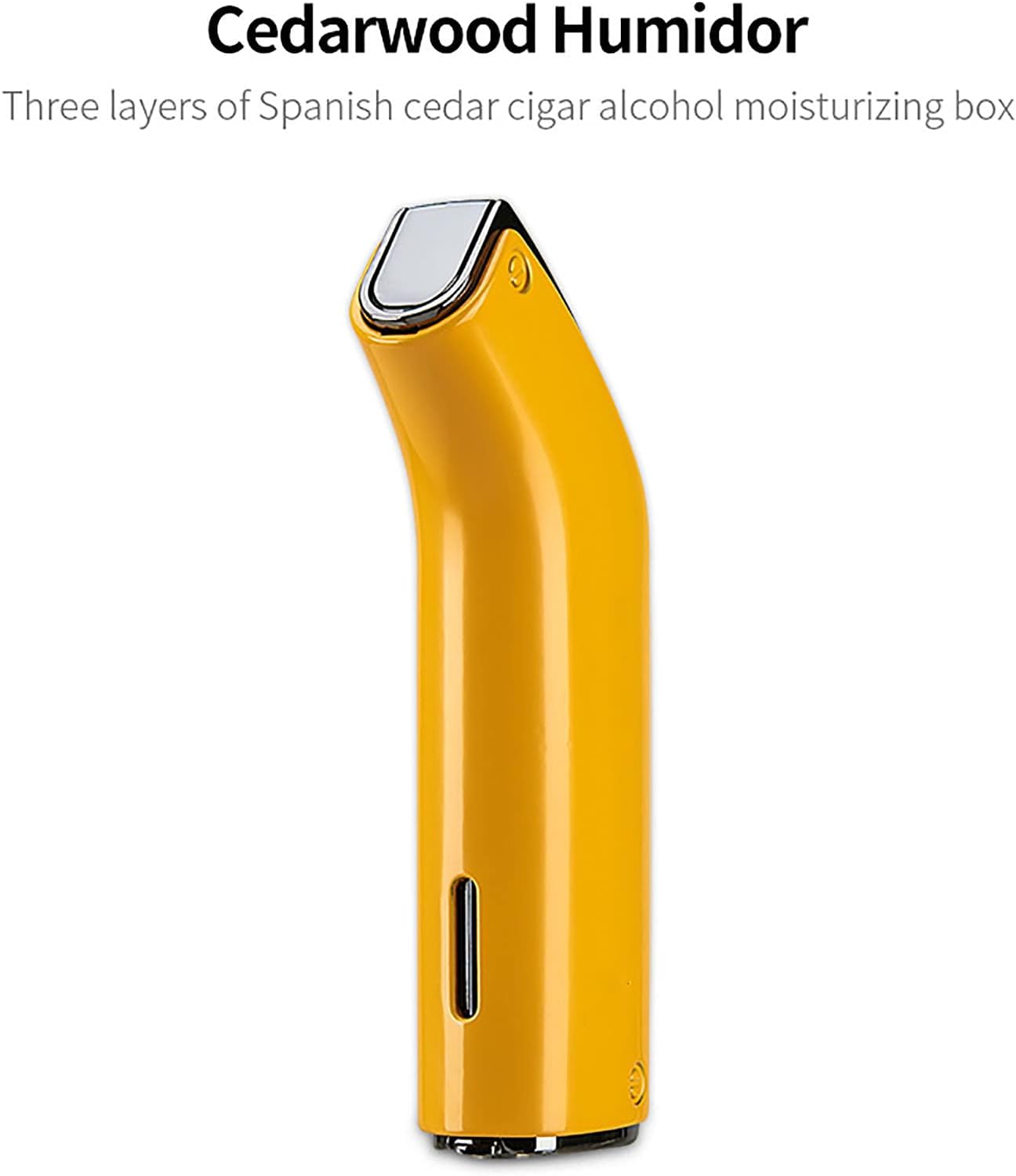Honest Cigar Lighter Double Tube Windproof Metal Torch Refillable Portable Smoking Accessories for Kitchen BBQ Camping