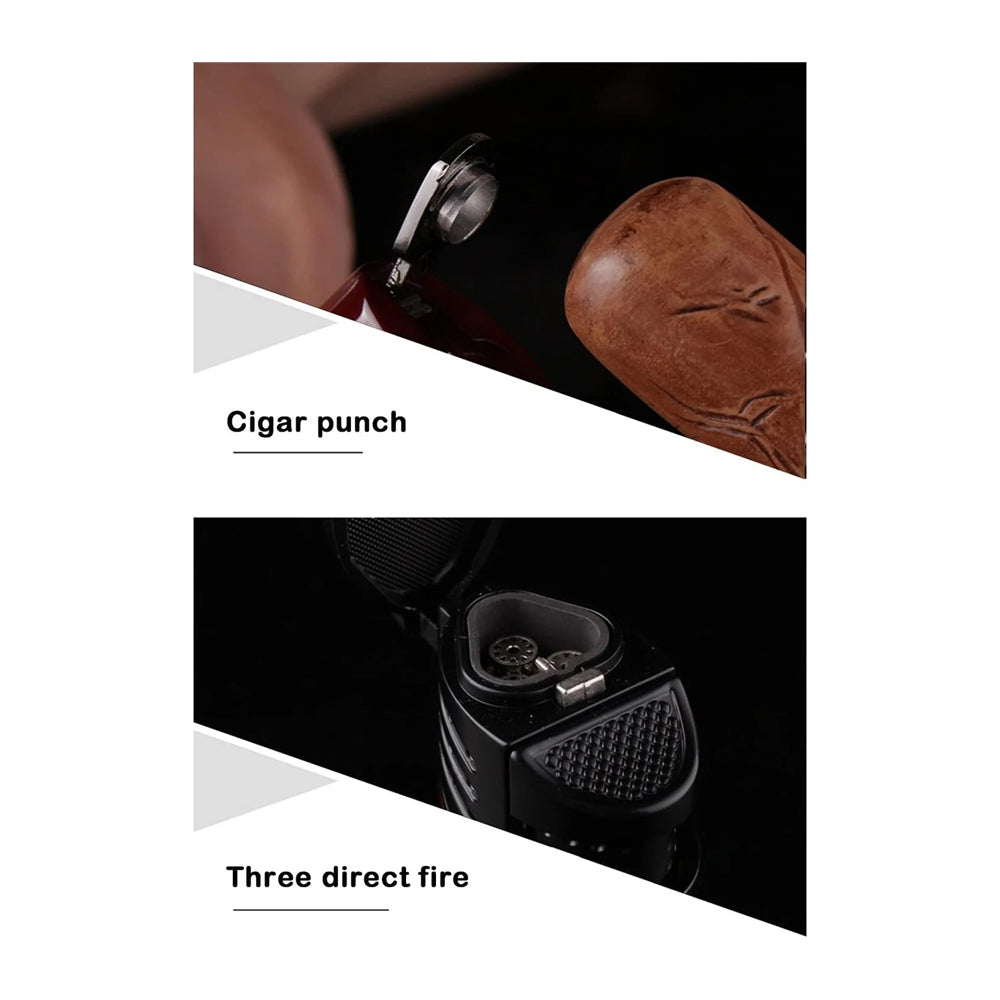 Honest Torch Windproof Lighters Adjustable Lighters Cigarros Refillable Easy to Use Lighter Portable Lighter Camping BBQ Kitchen