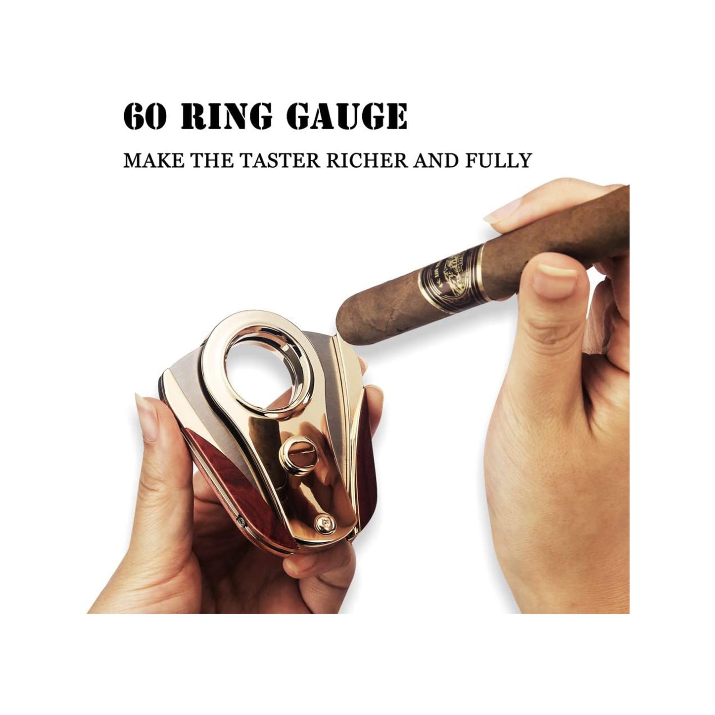 Honest Cigar Cutter Guillotine Stainless Steel Double Blade 26mm Cigar Diameter
