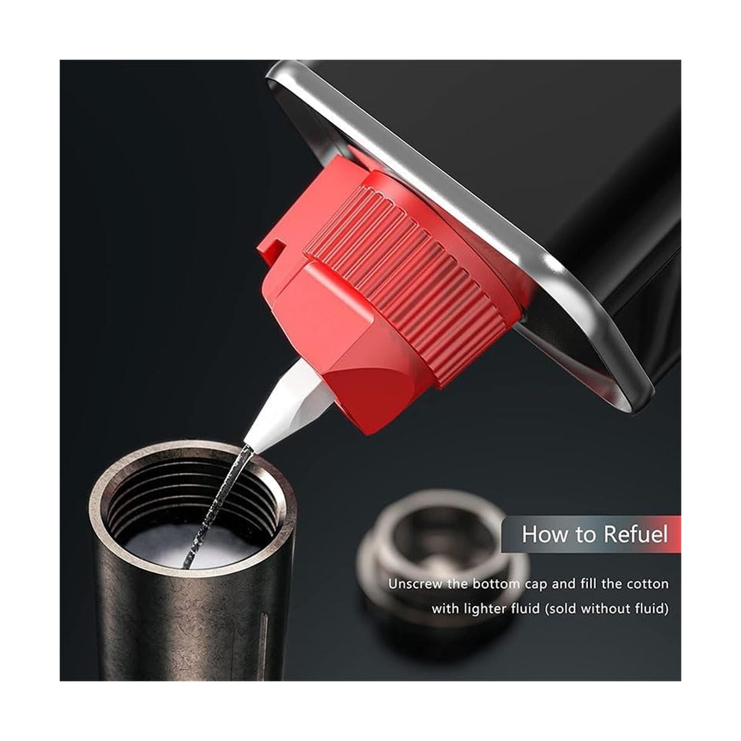 Honest Metal Kerosene Gasoline Vintage Collectible Lighter, Wheeled Trench Cool Lighter Windproof Trench (Liquid Not Included) Refillable Fuel, Portable Candle Cigar Lighter Outdoor Camping