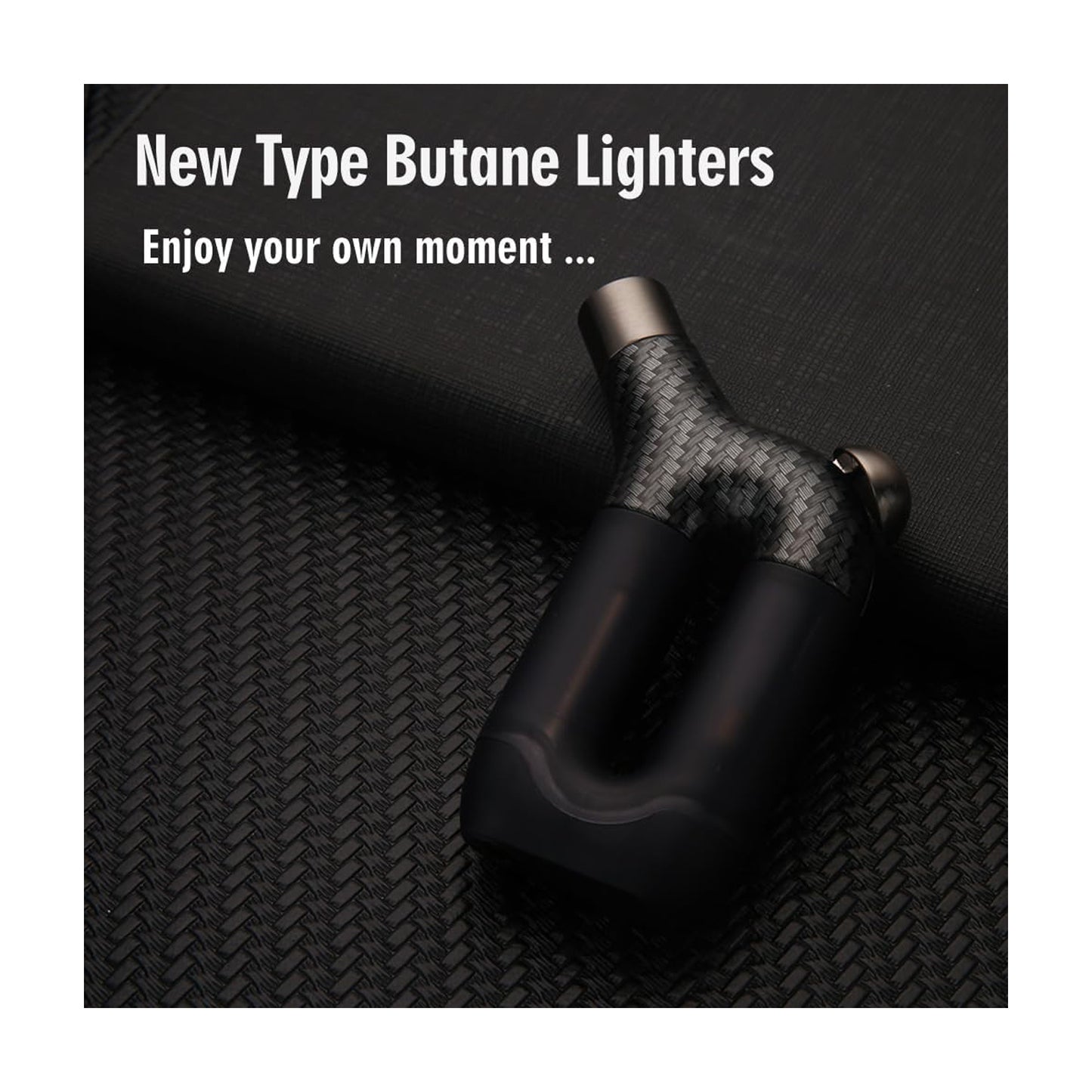 Honest Torch Lighter Single Jet Flame Butane Lighters Refillable Torch Lighters Adjustable Gas Lighter Windproof Lighters Gift for Men BBQ Grill Camping Without Gas
