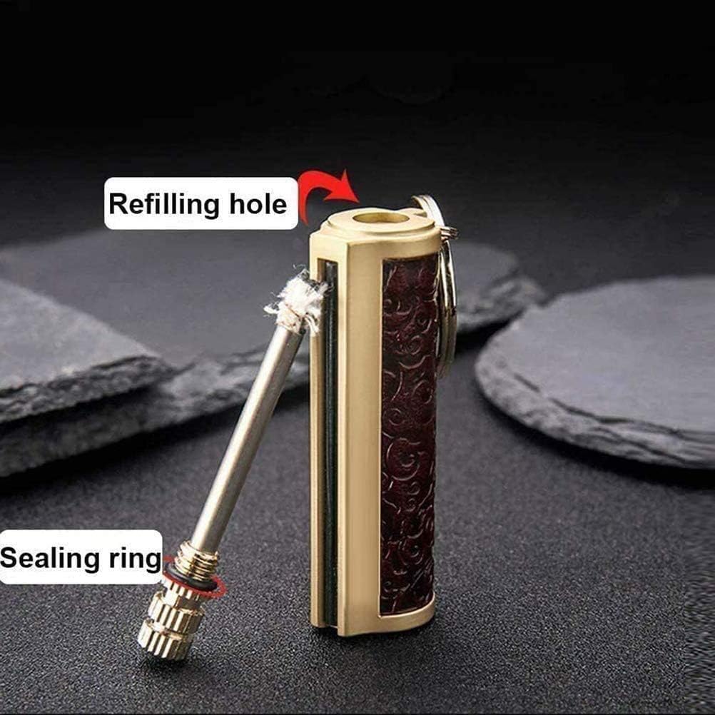 Honest Dragon’s Breath Immortal Lighter, Permanent Match Metal, Lighter Keychain with Gift Box, Reusable Survival Fire Starter Lighter, Best Gift Ideas