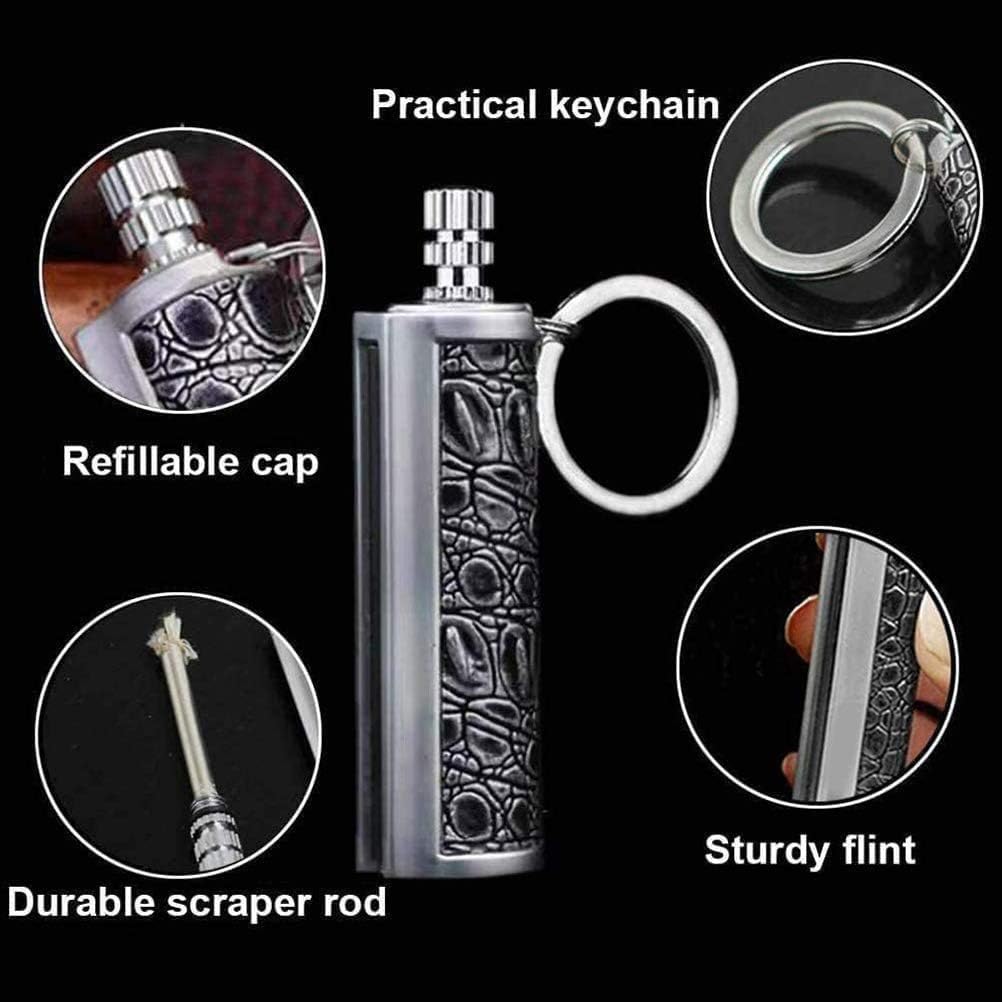 Honest Dragon’s Breath Immortal Lighter, Permanent Match Metal, Lighter Keychain with Gift Box, Reusable Survival Fire Starter Lighter, Best Gift Ideas