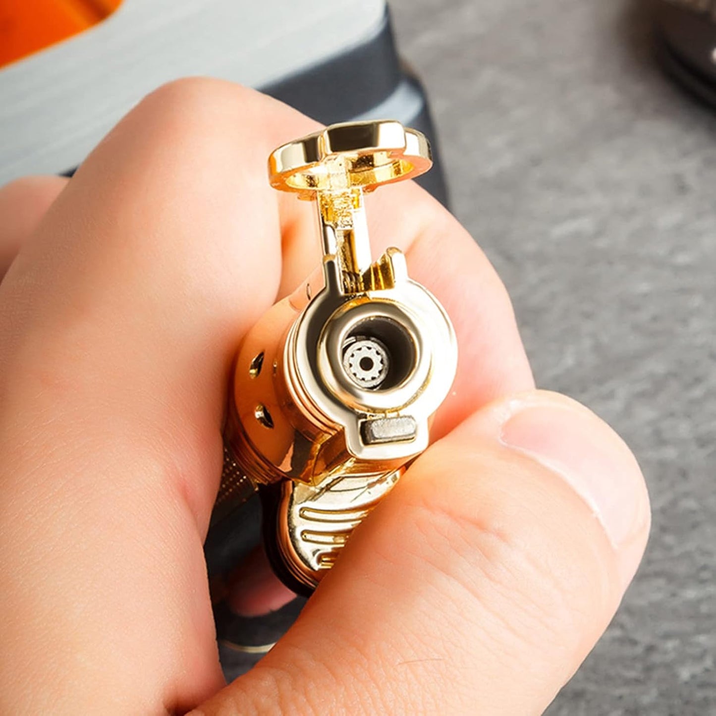 Honest Metal Windproof Gas Butane with Punch Cigar Lighter Jet Butane Gas Smoking Torch Lighter Adjustable and Portable Mens Gadget