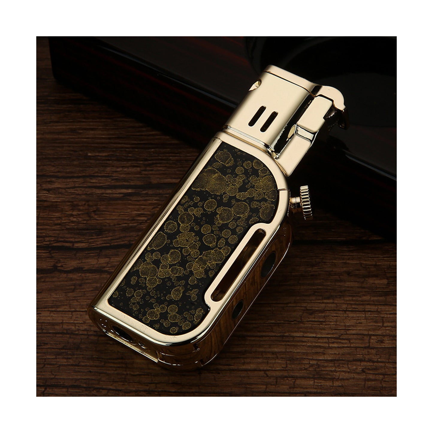 Honest Jet Torch Lighter, Soft/Jet Flame Switchable Lighters, Butane Refillable Lighter with Foldable Punch and Adjustable Flame Dial, Cool Lighters for Men/Husband (Fuel not Included)