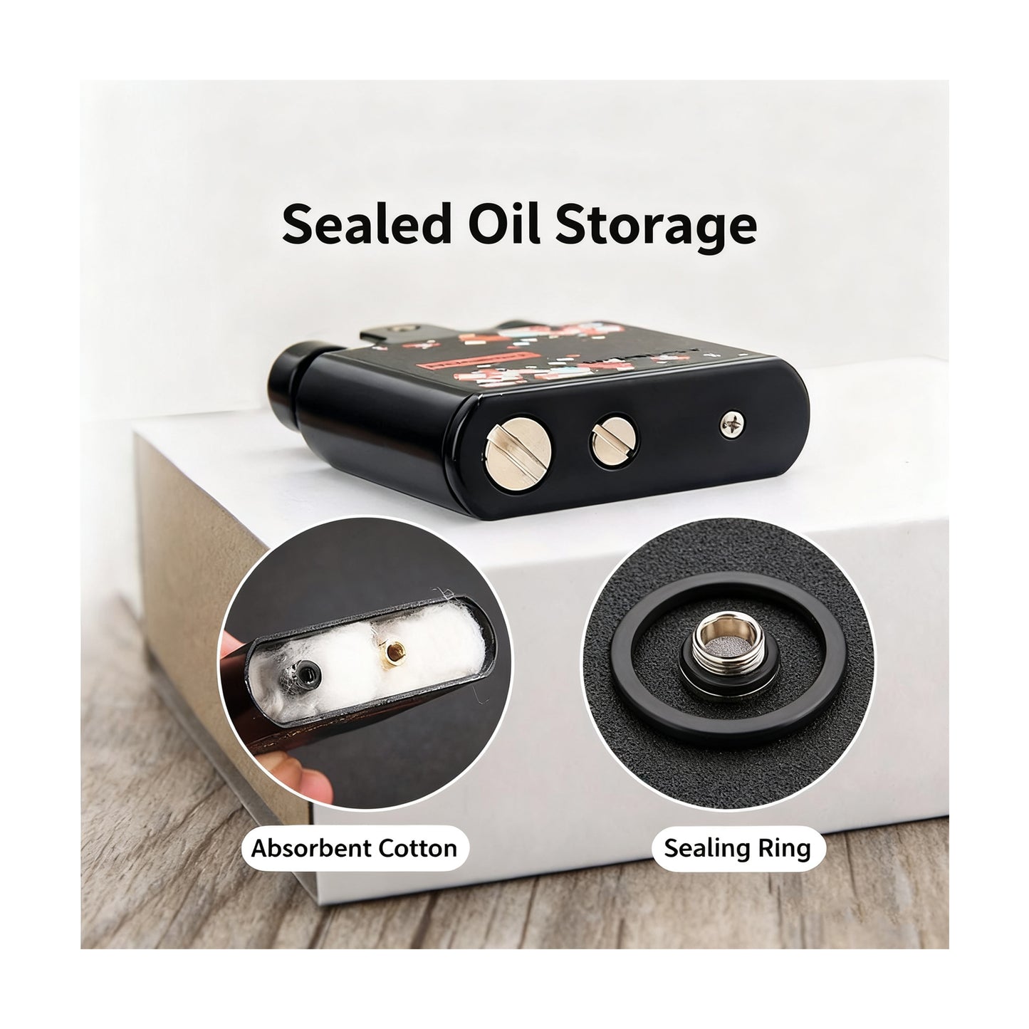 Honest Retro Antique Trench Lighter Reusable Kerosene Lighter, Old-Fashioned Nostalgic Push-Button Ignition Suitable for Candles Cigarettes Cigars Outdoor Camping Men's Gift