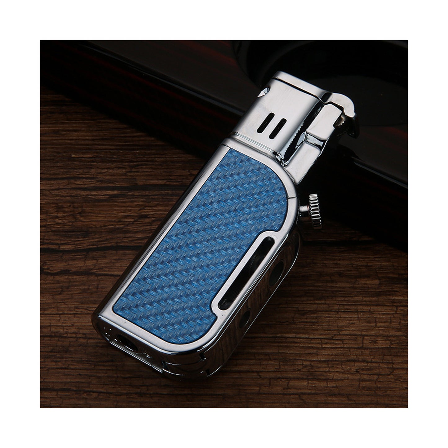 Honest Jet Torch Lighter, Soft/Jet Flame Switchable Lighters, Butane Refillable Lighter with Foldable Punch and Adjustable Flame Dial, Cool Lighters for Men/Husband (Fuel not Included)
