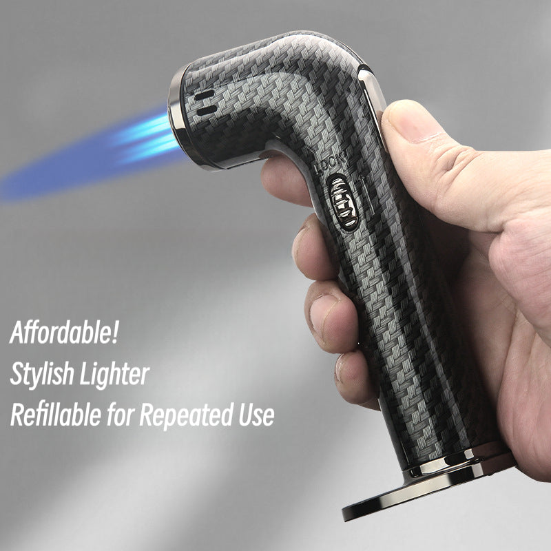 Honest Direct Jet Torch Windproof Lighter Metal Welding Torch Refillable Lighter for Barbecue Pig Hair Burning and Moxibustion