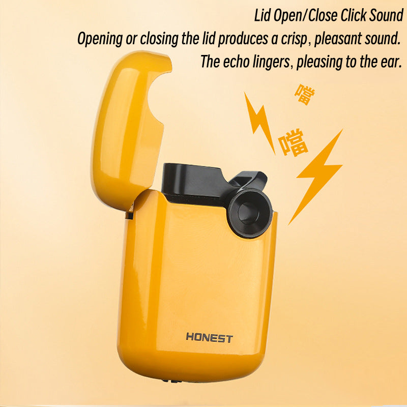 Honest New Inflatable Windproof Lighter – Durable Metal Build, Trendy Portable Design, Refillable Butane Torch Lighter for Outdoor & Everyday Use