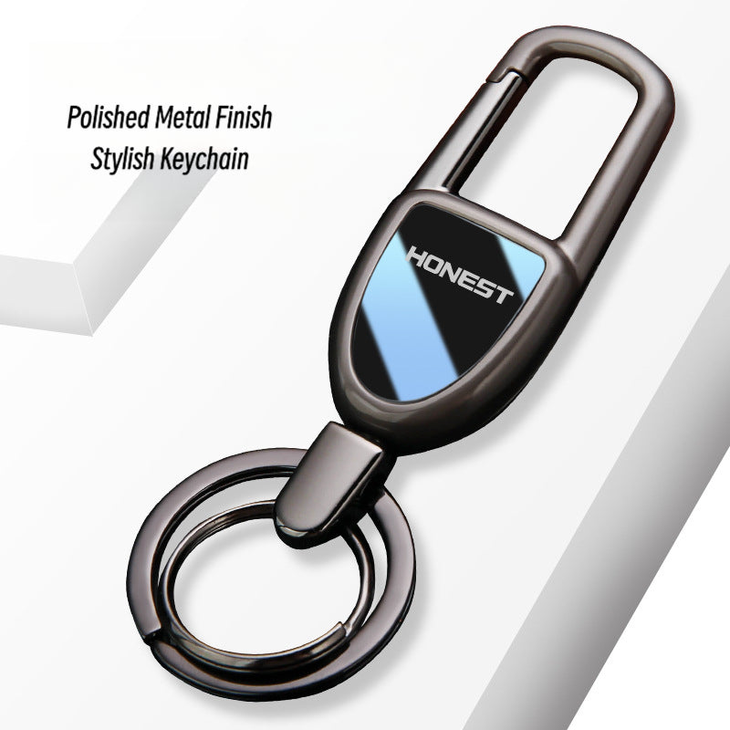 HONEST BaiCheng Men's Metal Car Keychain - Creative Gift for Men & Women, Wholesale Direct from Manufacturer