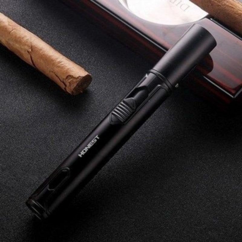 Honest Torch Lighters, Butane Lighters Refillable Single Jet Flame for Candle Grill BBQ Camping