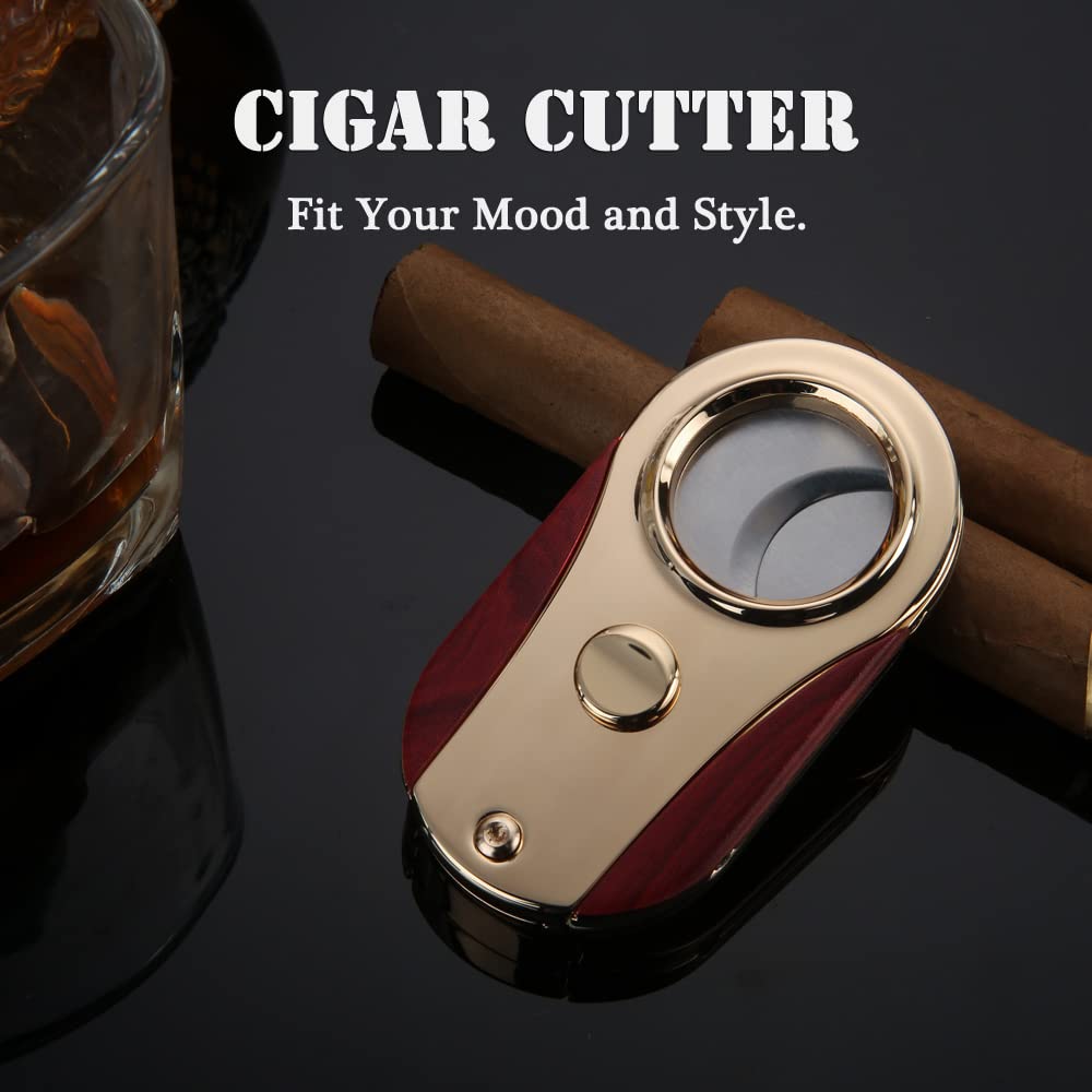 Honest Stainless Steel Cigar Cutter – Double Blade Guillotine for 26mm Cigar Diameter