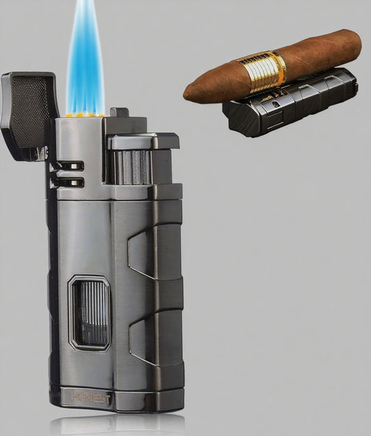 Meet Your Fire Master: The HONEST Triple Torch That Conquers Wind, Cigars & Adventures!