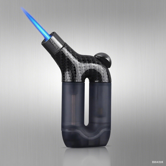 Sublimate your cigar experience: HONEST Single Jet Flame Torch Lighters, a blend of precision and power!