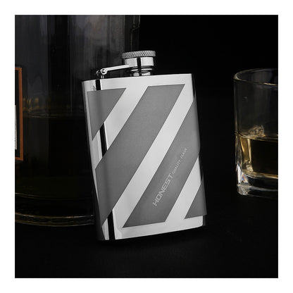 Honest 304 Stainless Steel 4oz 100ml Mini Hip Flask Portable Outdoor Pocket Liquor Flask Gift for Men and Women