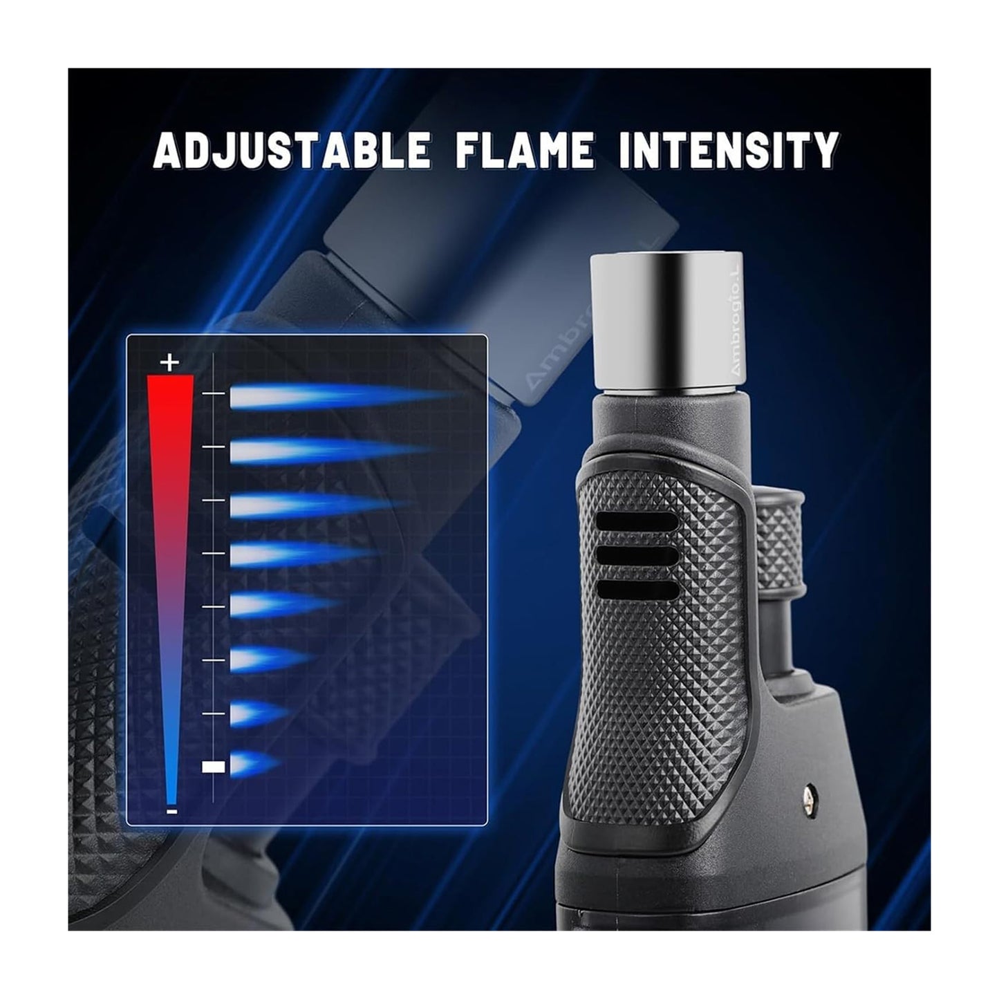 Honest Transparent Visible Gas Lighter, Adjustable Refillable Windproof Cigarette Lighters, Portable Butane Jet Flame Lighter, Collection Decorative Gift