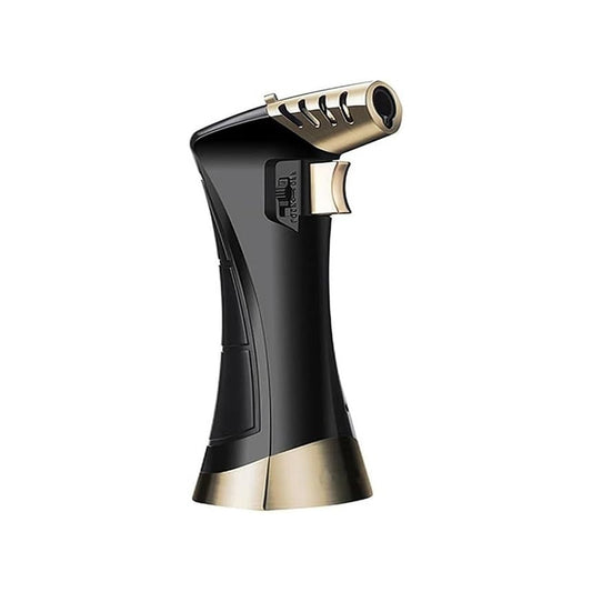 Honest Butane Jet Flame Cooking Lighter, Metal Windproof Lighter, Refillable Torch Lighter, Adjustable Flame Size Lighter for Kitchen Grill BBQ Candle Camping (Butane Not Included)
