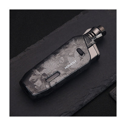 Honest Torch Lighter Telescopic Long Wand Jet Lighter Windproof Butane Gas Refillable Lighters with Safety Lock Fuel Window for Candle Kitchen Outdoor Grill BBQ (Butane Not Included)