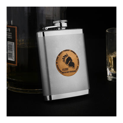 Honest 304 Stainless Steel 4oz 100ml Mini Hip Flask Portable Outdoor Pocket Liquor Flask Gift for Men and Women