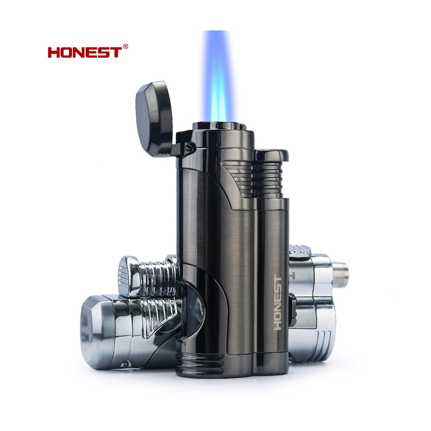 Honets Dual Arc Windproof Refillable Metal Lighter – Creative, Premium, Portable Gift Idea Wholesale