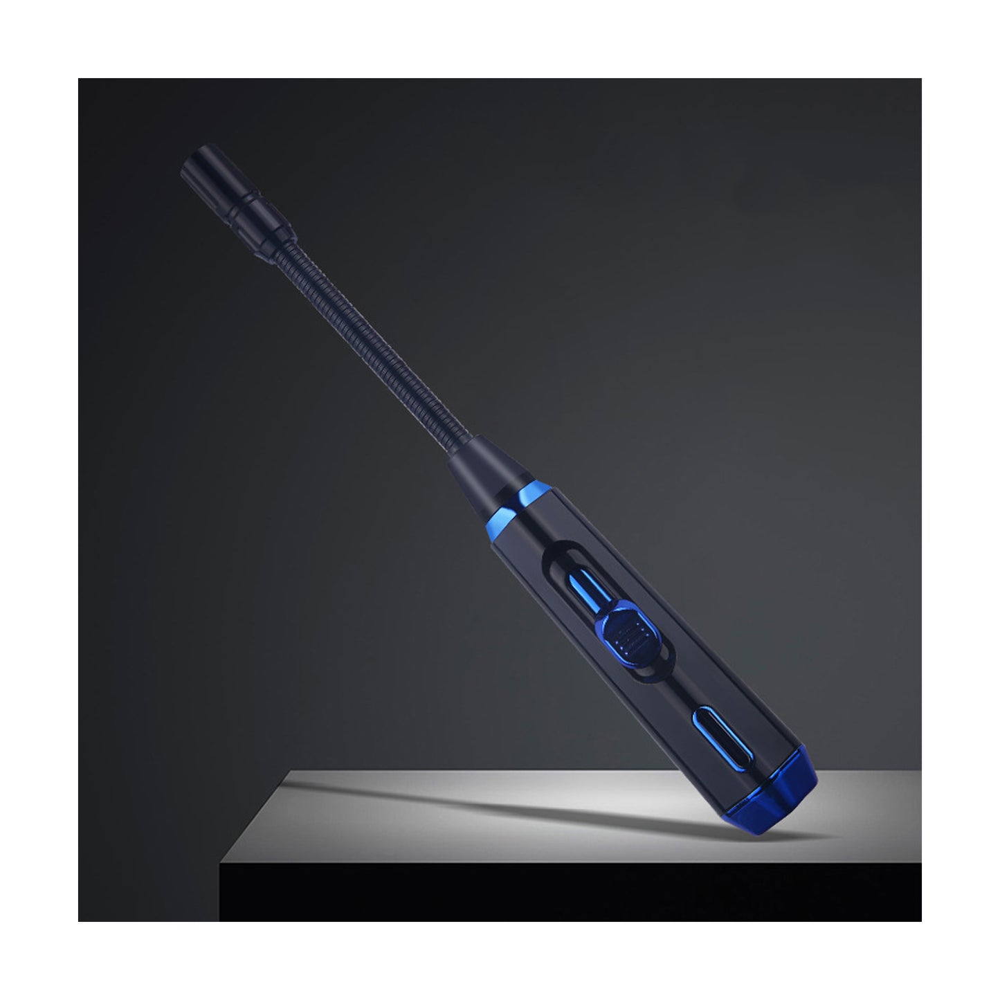 Honest Refillable Butane Lighter, Extra Long Jet Lighter, Multi-Purpose Lighter for Candle Camping (Butane not Included)